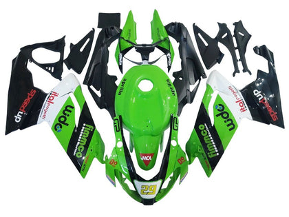 2006-2011 Aprilia RS125 Green Black White Fairing Kit