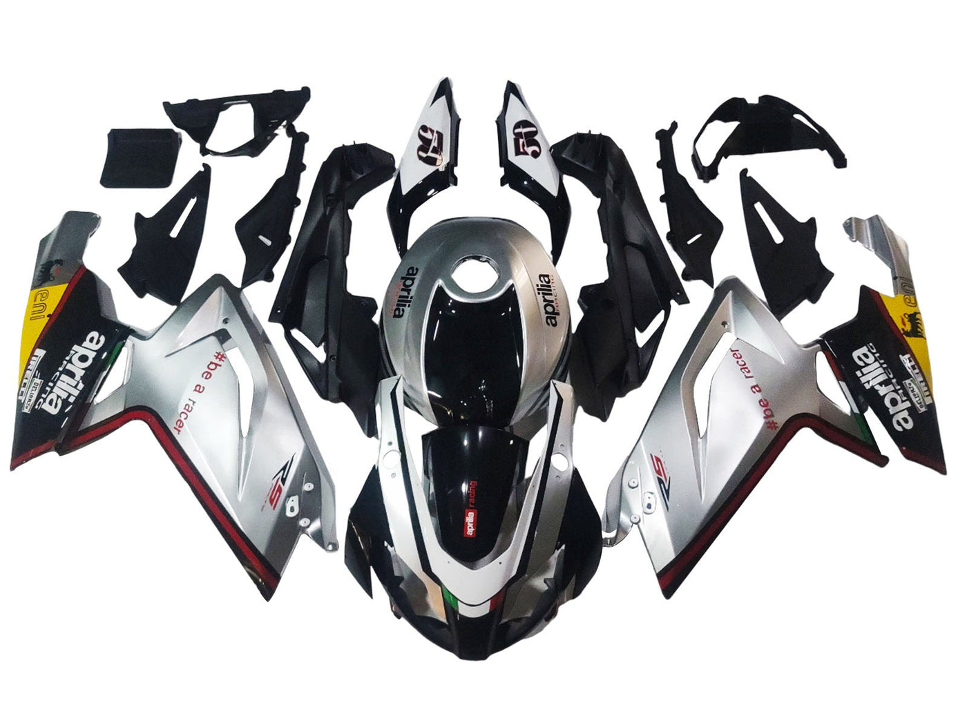 2006-2011 Silver Black Aprilia RS125 Fairing Kit