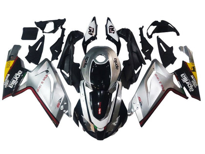 2006-2011 Aprilia RS125 Silver Black Fairing Kit