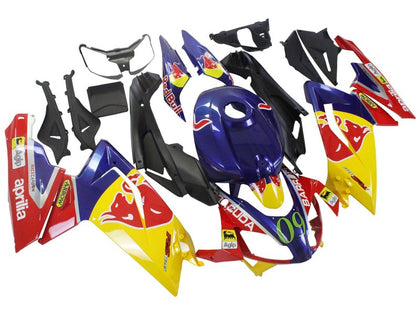 2006-2011 Aprilia RS125 Yellow Dark Blue Purple Red Bull Fairing Kit