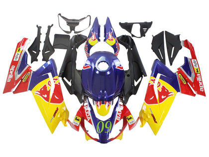 2006-2011 Aprilia RS125 Yellow Dark Blue Purple Red Bull Fairing Kit