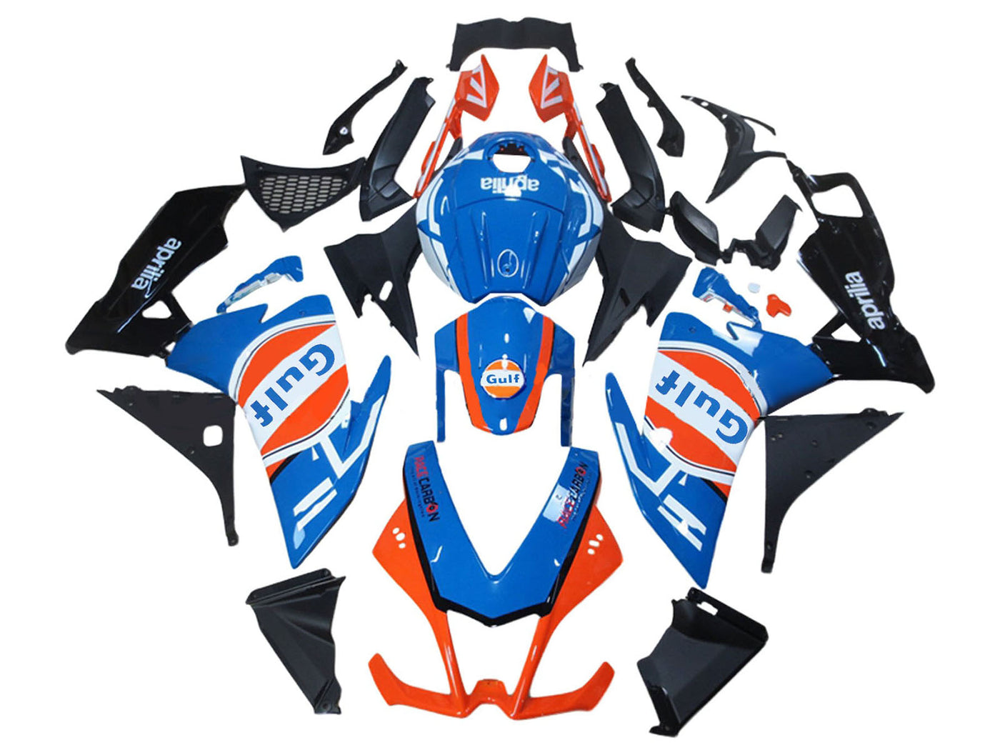 2012-2018 Blue Orange White Gulf Aprilia RS4 50 125 Fairing Kit