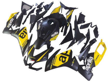 2012-2018 Aprilia RS4-50-125 Black Yellow Fairing Kit