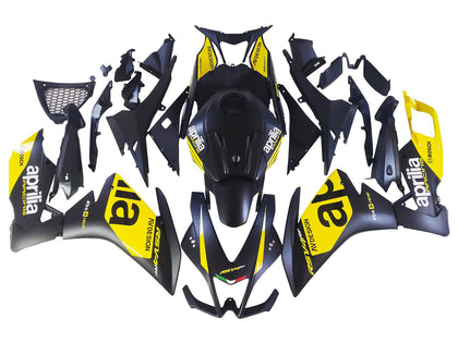2012-2018 Aprilia RS4-50-125 Black Yellow Fairing Kit