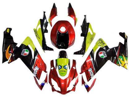 2012-2018 Aprilia RS4-50-125 Red Black Yellow Shark Fairing Kit