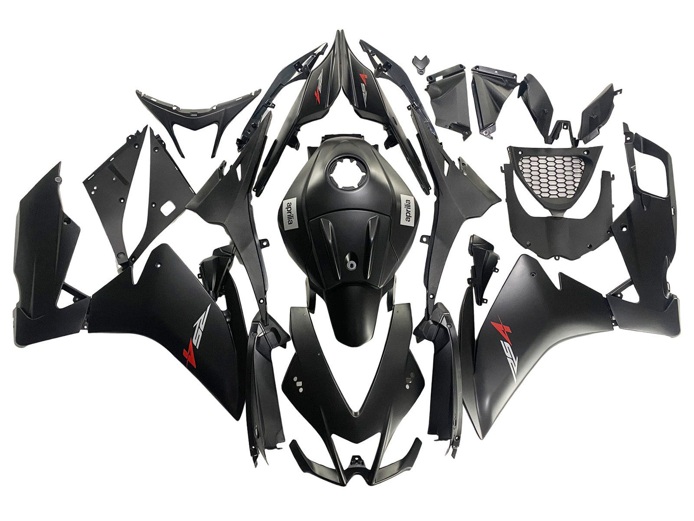 2012-2018 Matte Black Aprilia RS4 50 125 Fairing Kit