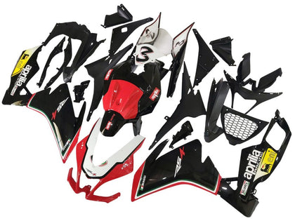 2012-2018 Aprilia RS4-50-125 Black White Red Yellow Fairing Kit