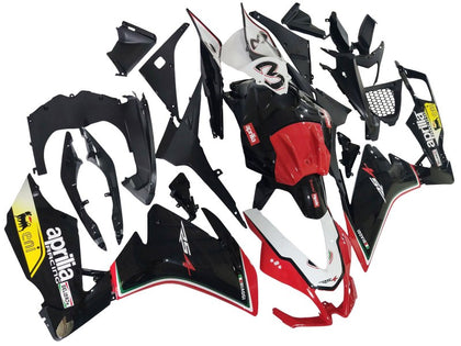 2012-2018 Aprilia RS4-50-125 Black White Red Yellow Fairing Kit