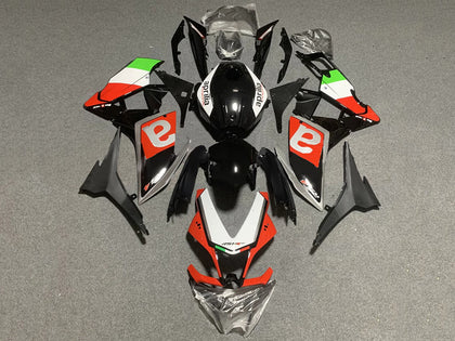 2012-2018 Aprilia RS4-50-125 Black Red White Fairing Kit