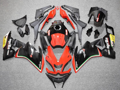 2012-2018 Aprilia RS4-50-125 Black Red Green White Fairing Kit