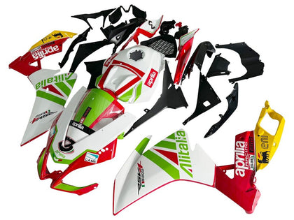 2012-2018 Aprilia RS4-50-125 White Green Red Fairing Kit