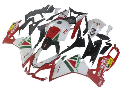 2012-2018 Aprilia RS4-50-125 White Red Green Fairing Kit