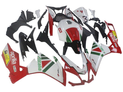 2012-2018 Aprilia RS4-50-125 White Red Green Fairing Kit