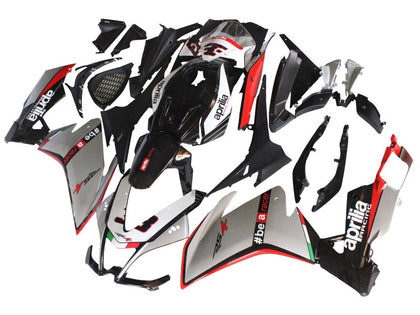2012-2018 Aprilia RS4-50-125 Silver Black Red Fairing Kit