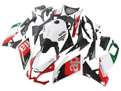 2012-2018 Aprilia RS4-50-125 Black White Red Fairing Kit