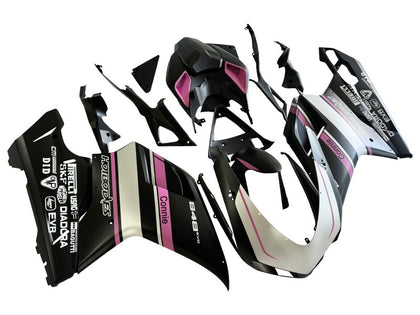 2007-2014 Ducati 1198 / 1098 / 848 Black Pink Connie Fairing Kit