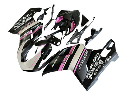2007-2014 Ducati 1198 / 1098 / 848 Black Pink Connie Fairing Kit