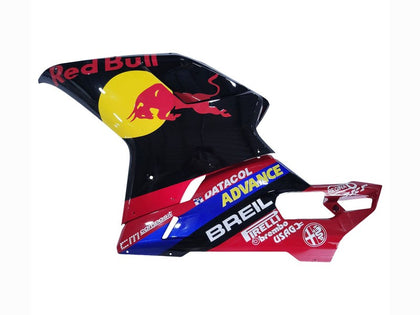 2007-2014 Ducati 1198 / 1098 / 848 Glossy Black Bull Red Bull Fairing Kit