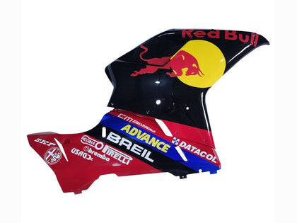 2007-2014 Ducati 1198 / 1098 / 848 Glossy Black Bull Red Bull Fairing Kit