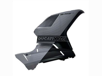 2007-2014 Ducati 1198 / 1098 / 848 Glossy Gray Black Fairing Kit