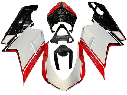 2007-2014 Ducati 1198 / 1098 / 848 Red White Black Fairing Kit