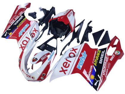 2007-2014 Ducati 1198 / 1098 / 848 Red White Fairing Kit