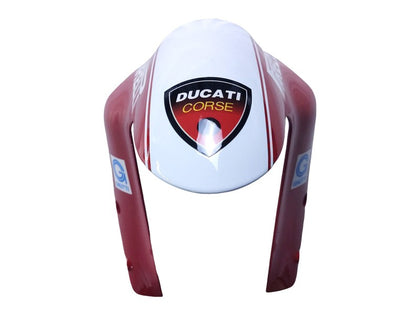 2007-2014 Ducati 1198 / 1098 / 848 Red White Fairing Kit
