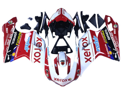 2007-2014 Ducati 1198 / 1098 / 848 Red White Fairing Kit