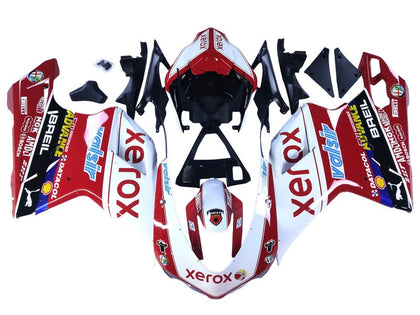 2007-2014 Ducati 1198 / 1098 / 848 Red White Fairing Kit