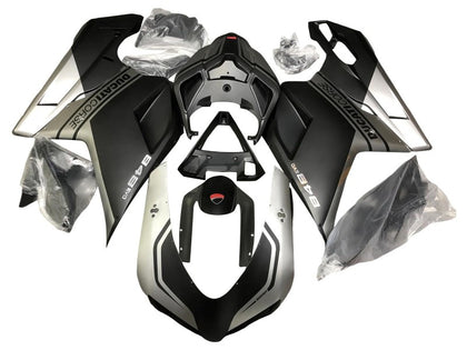 2007-2014 Ducati 1198 / 1098 / 848 Black Gray Fairing Kit