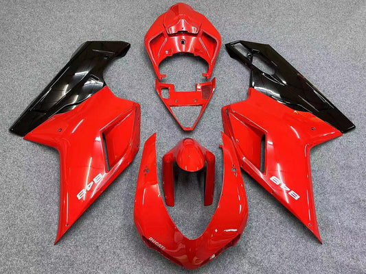 2007-2014 Red Ducati Ducati 848 1098 1198 Fairing Kit