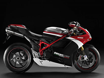2007-2014 Ducati 1198 / 1098 / 848 Red White Black Fairing Kit