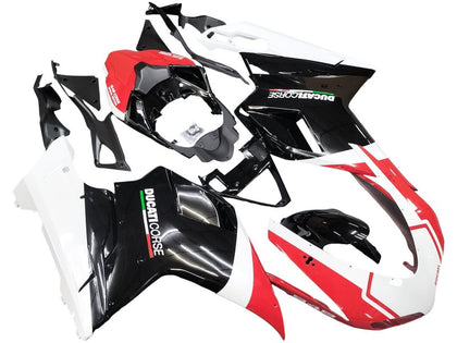 2007-2014 Ducati 1198 / 1098 / 848 Red White Black Fairing Kit