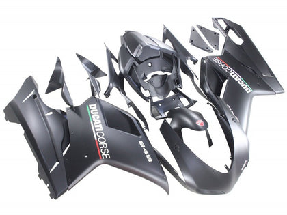 2007-2014 Ducati 1198 / 1098 / 848 Matte Black Fairing Kit