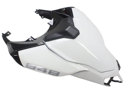 2007-2014 Ducati 1198 / 1098 / 848 Black White Fairing Kit