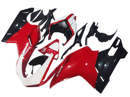 2007-2014 Ducati 1198 / 1098 / 848 Black Red Fairing Kit