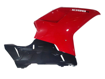2007-2014 Ducati 1198 / 1098 / 848 Black Red Fairing Kit