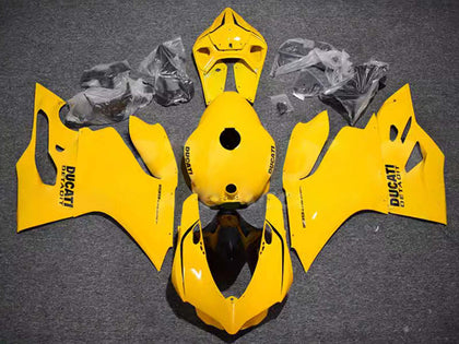 2011-2014 Ducati 899-Panigale / 1199-Panigale Glossy Yellow Panigale Fairing Kit