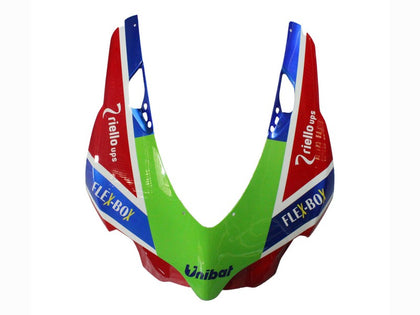 2011-2014 Ducati 899-Panigale / 1199-Panigale Red White with Blue Line Valsir Givi Panigale Fairing Kit