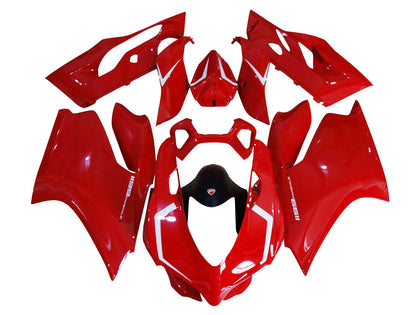 2011-2014 Ducati 899-Panigale / 1199-Panigale Red White Black Panigale Fairing Kit