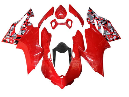 2011-2014 Ducati 899-Panigale / 1199-Panigale Red Gray Panigale Fairing Kit