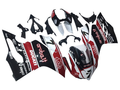 2011-2014 Ducati 899-Panigale / 1199-Panigale White Red Black Panigale Fairing Kit