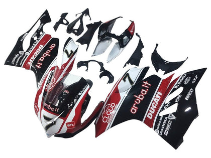 2011-2014 Ducati 899-Panigale / 1199-Panigale White Red Black Panigale Fairing Kit