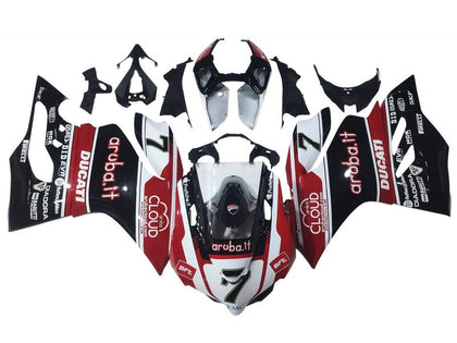 2011-2014 Ducati 899-Panigale / 1199-Panigale White Red Black Panigale Fairing Kit