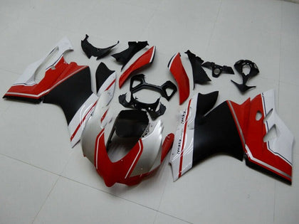 2011-2014 Ducati 899-Panigale / 1199-Panigale Red Black Silver Panigale Fairing Kit