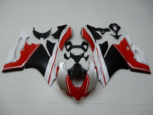 2011-2014 Red Black Silver Ducati Panigale 899 1199 Fairing Kit
