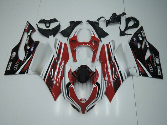 2011-2014 Red Black White Ducati Panigale 899 1199 Fairing Kit
