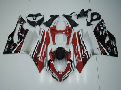 2011-2014 Ducati 899-Panigale / 1199-Panigale Red Black White Panigale Fairing Kit