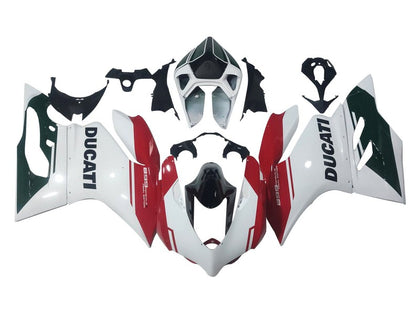 2011-2014 Ducati 899-Panigale / 1199-Panigale Red White Black Panigale Fairing Kit