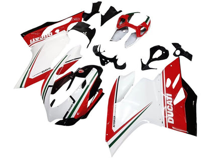 2011-2014 Ducati 899-Panigale / 1199-Panigale White Red Black Panigale Fairing Kit